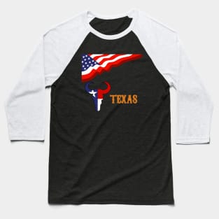 Texan Desing Baseball T-Shirt